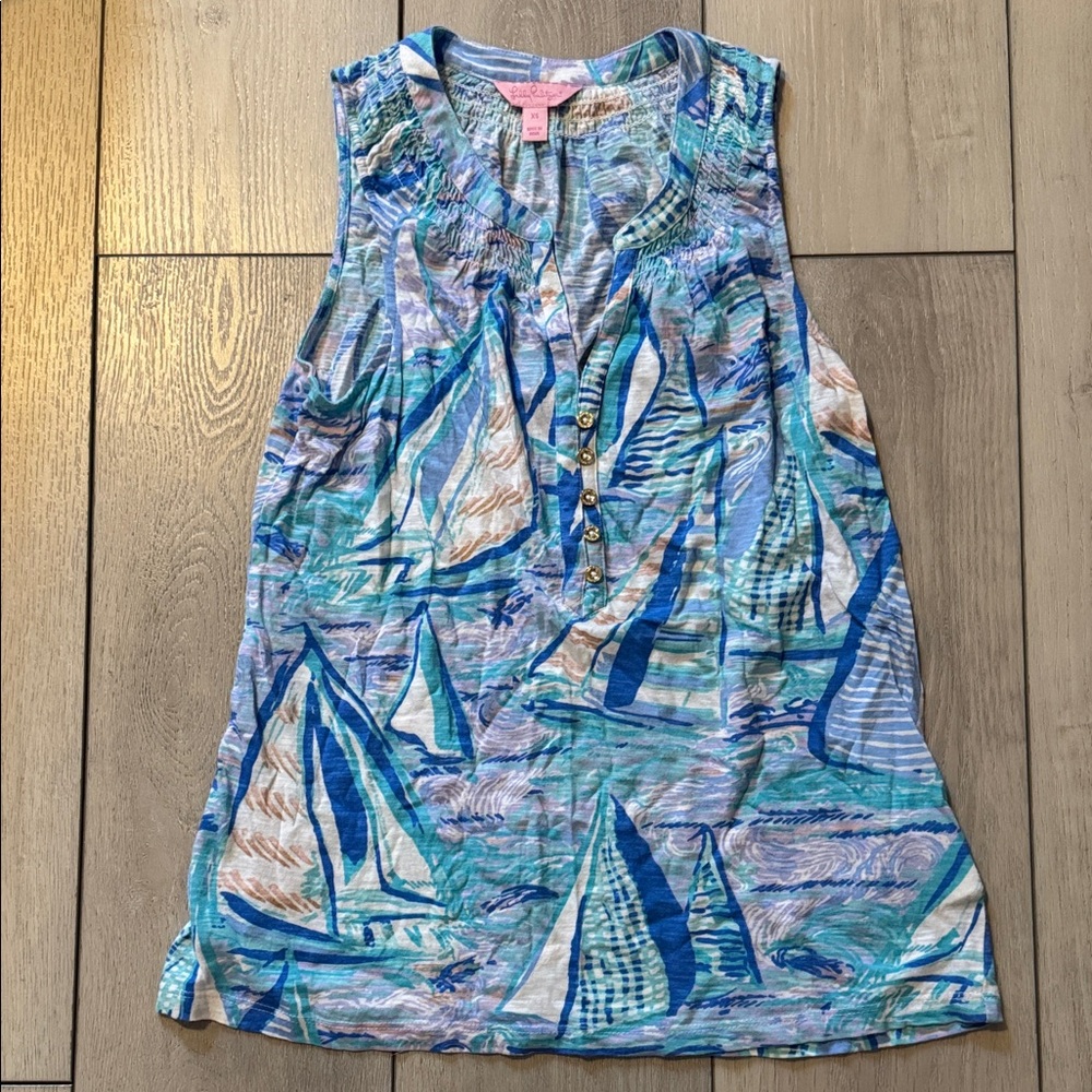 Lilly Pulitzer Women's Essie Top Size XS